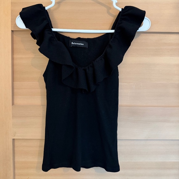 Reformation Ribbed Tank Top - Picture 1 of 3